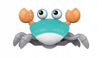 TULIFUN ZABAWKA ŁAZIK KRAB PORUSZA SIĘ CHODZI NA BOKI MUZYKA 18M+