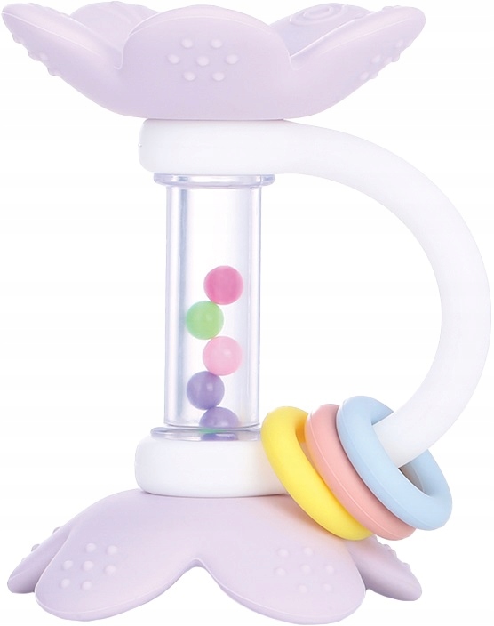 GiliGums GRZECHOTKA GRZECHOCZĄCE KWIATKI LILIOWY 3M+