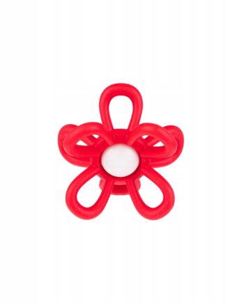 GiliGums GRZECHOTKA GRYZAK SILIKON KWIATEK CZERWONY 3M+