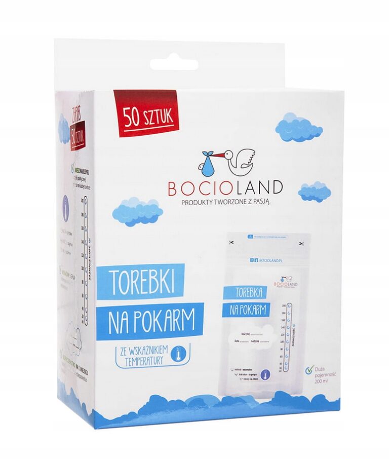 BOCIOLAND WORECZKI DO PRZECHOWYWANIA POKARMU 50SZT