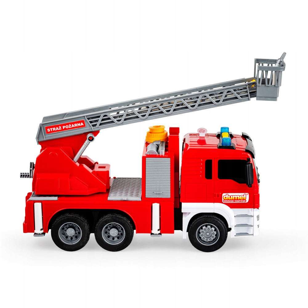 DUMEL FLOTA WÓZ STRAŻACKI STRAŻ POŻARNA NA BATERIE PRYSKA WODĄ