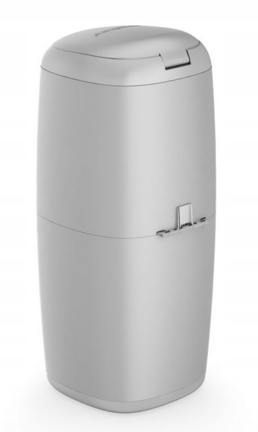 ANGELCARE POJEMNIK KOSZ NA PIELUCHY SZARY + 5 WKŁADÓW