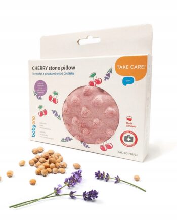 BABYONO TERMOFOR Z PESTKAMI WIŚNI CHERRY ŁAGODZI KOLKI BÓŁ BRZUCHA