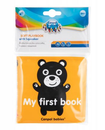 CANPOL MIĘKKA KSIĄŻECZKA EDUKACYJNA Z PISZCZKIEM