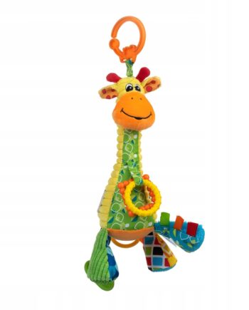 BALIBAZOO ZABAWKA ZAWIESZKA ŻYRAFA GINA Z POZYTYWKĄ KOŁYSANKA GRYZAK 0M+