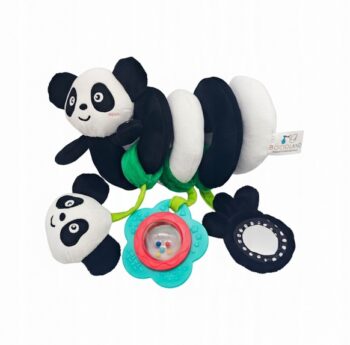 BOCIOLAND ZABAWKA ZAWIESZKA SPIRALA DO WÓZKA FOTELIKA ŁÓŻECZKA PANDA