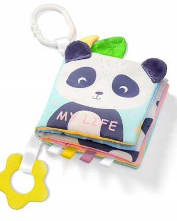 BABYONO KSIĄŻECZKA KSIĄŻKA SENSORYCZNA Z ZAWIESZKĄ MY LIFE 0M+