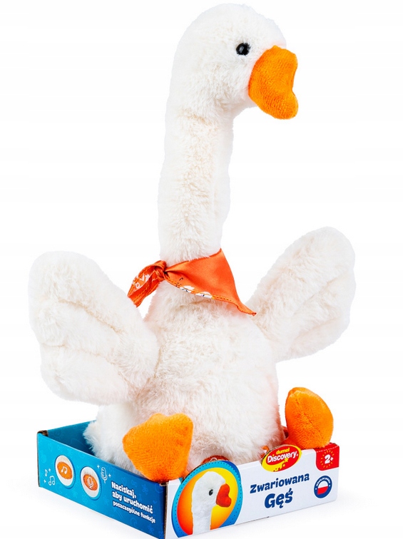 DUMEL ZWARIOWANA GĘŚ TAŃCZY MÓWI PO POLSKU FUNKCJA NAGRYWANIA 2L+