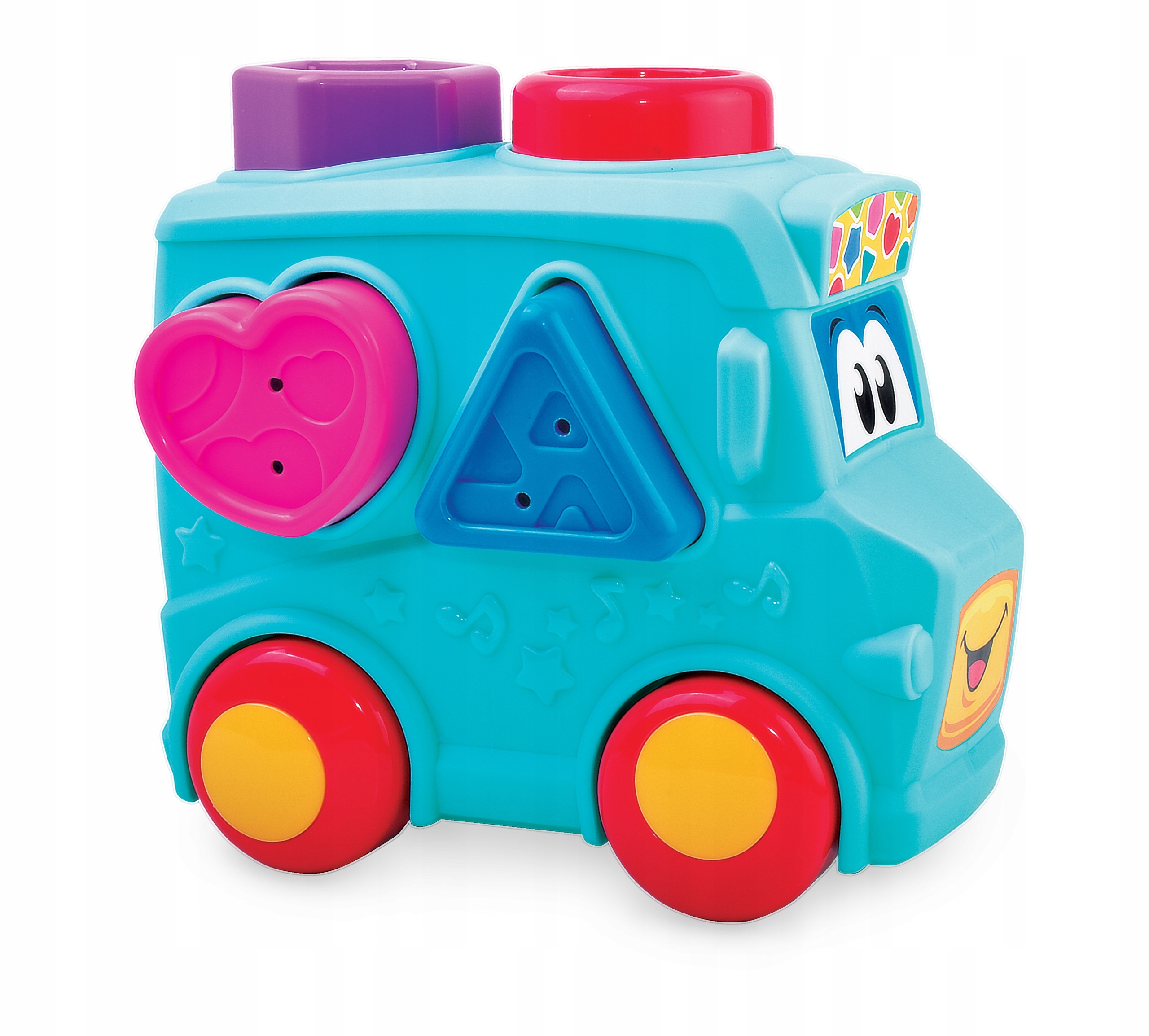 DUMEL SAMOCHÓD AUTOBUS SORTER KSZTAŁTÓW 12M+