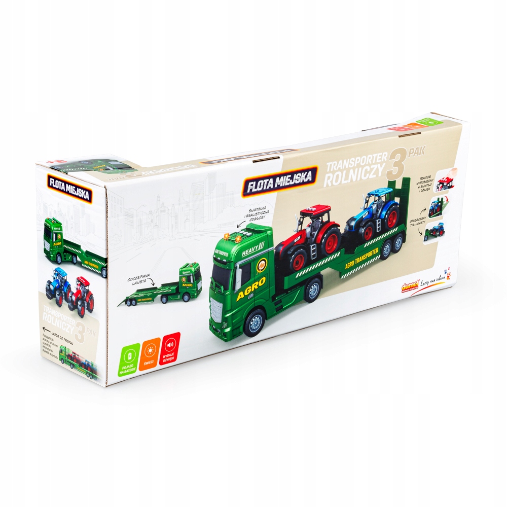 DUMEL FLOTA ZESTAW MASZYN ROLNICZYCH TRANSPORTER ROLNICZY