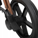 ESPIRO WÓZEK 2W1 MILOO GŁĘBOKO-SPACEROWY KLASY PREMIUM CHOCOLATE AKCESORIA