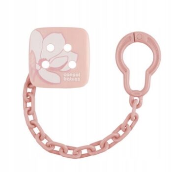 CANPOL ŁAŃCUSZEK ZAWIESZKA KLIPS DO SMOCZKA GOLD RÓŻ