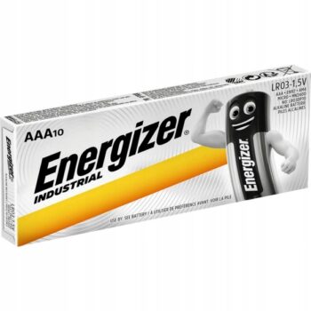 ENERGIZER INDUSTRIAL BATERIE ALKALICZNE LR03 AAA 1,5V 10 SZTUK