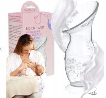 BOCIOLAND KOLEKTOR SILIKONOWY DO MLEKA ODCIĄGACZ POKARMU