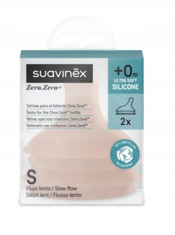 SUAVINEX SMOCZEK ZERO ZERO WOLNY PRZEPŁYW 2X 0M+ KOLOR MEDIUM