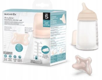 SUAVINEX ZESTAW STARTOWY ZERO BUTELKA SMOCZEK -2-2