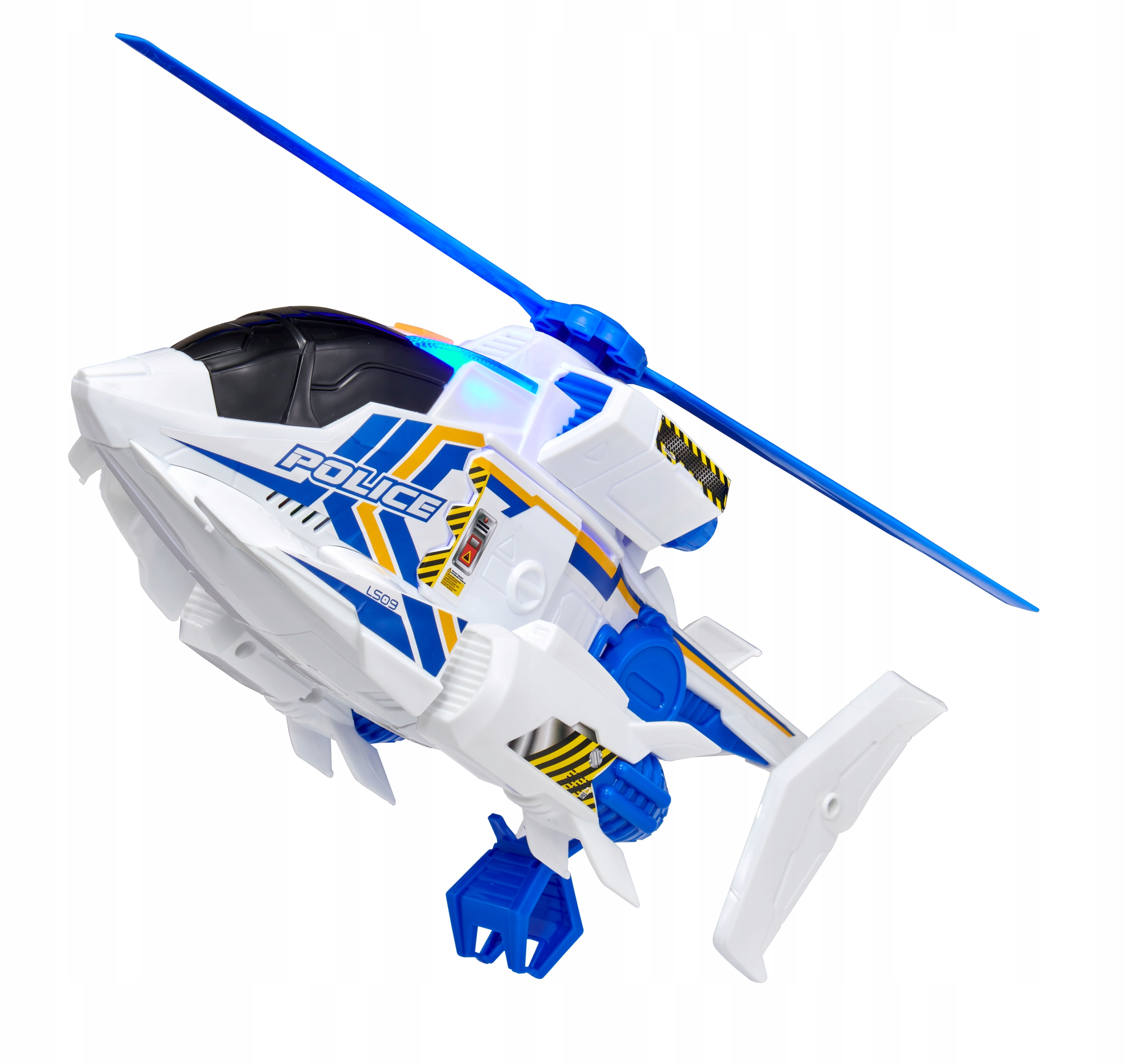 DUMEL FLOTA MIEJSKA HELIKOPTER NOCNY PATROL ŚWIATEŁKA DŹWIĘK SILNIKA