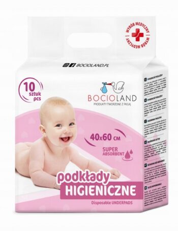BOCIOLAND PODKŁADY JEDNORAZOWE 40x60 10 SZT