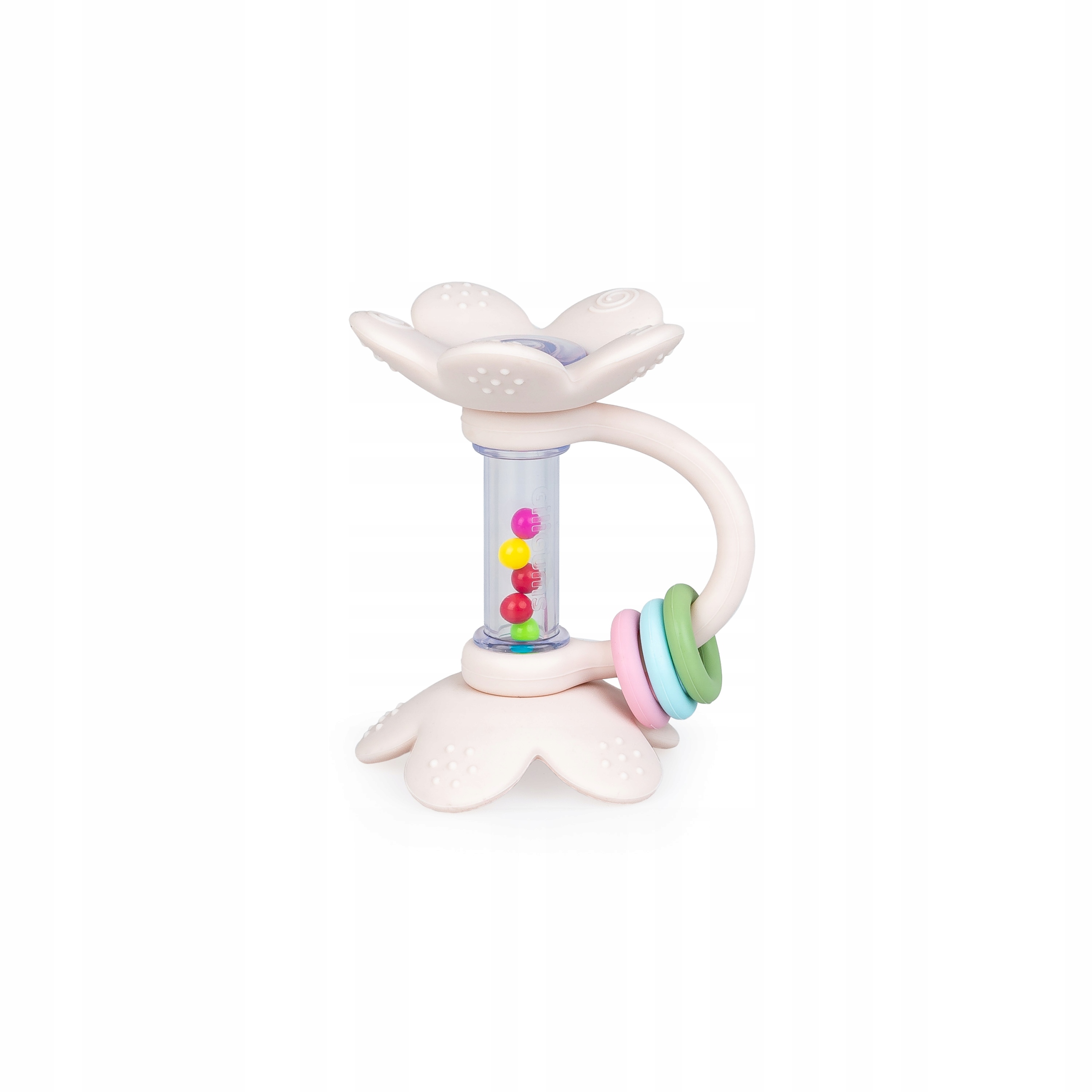 GiliGums GRZECHOTKA GRZECHOCZĄCE KWIATKI PASTELOWE 3M+