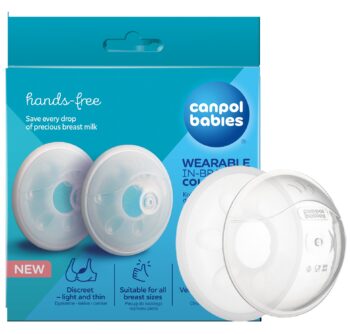 CANPOL MUSZLE LAKTACYJNE KOLEKTOR MLEKA 2 SZTUKI