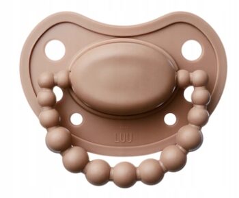 LUU KIDS SMOCZEK SILIKONOWY POZYCJONUJACY 0-3 MILK HAZELNUT