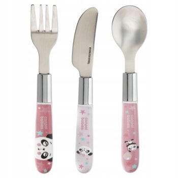 CANPOL SZTUĆCE ZESTAW ZE STALI NIERDZEWNEJ BEZPIECZNE EXOTIC METALOWE RÓŻ