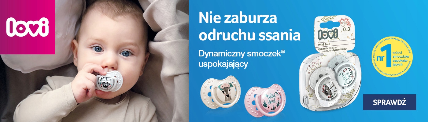 LOVI Smoczek dynamiczny 0-2m 2 szt Wild Soul Boy