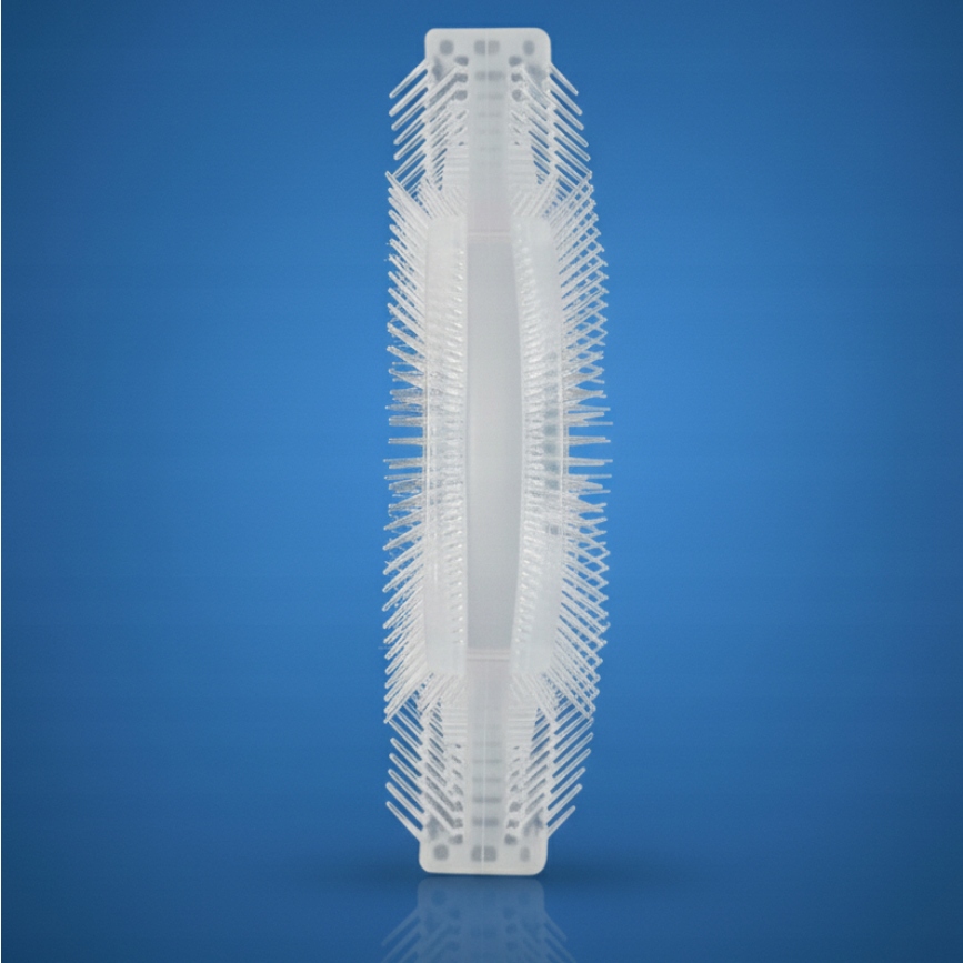 BOCIOLAND SZCZOTECZKA SILIKONOWA W KSZTAŁCIE U DLA DZIECI NIEBIESKA