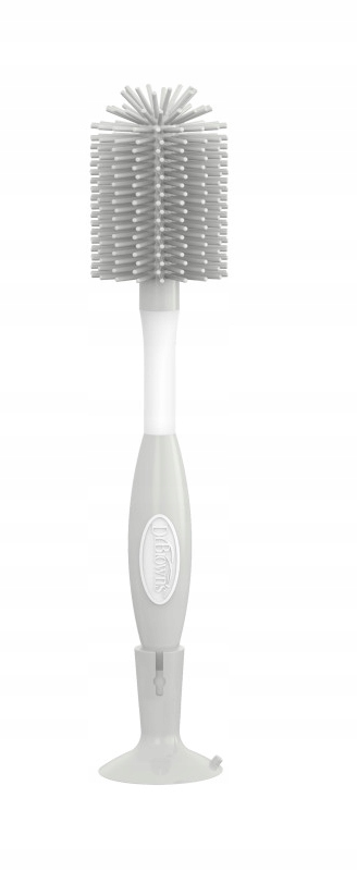 DR BROWNS SZCZOTKA SILIKONOWA MIĘKKA DO MYCIA BUTELEK SZARA AC141