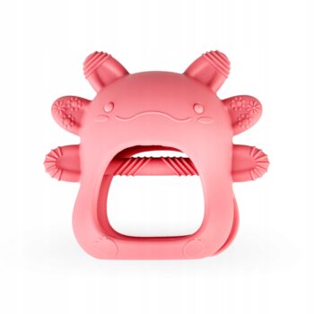 GiliGums GRYZAK SILIKONOWY AKSOLOTL RÓŻOWY NA ZĄBKOWANIE