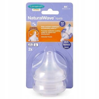 LANSINOH Smoczki NaturalWave o średnim przepływie