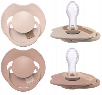 LOVI SMOCZEK DYNAMICZNY SILIKON PRIME W ETUI 6-18M NUDE/BLUSH 2 SZTUKI