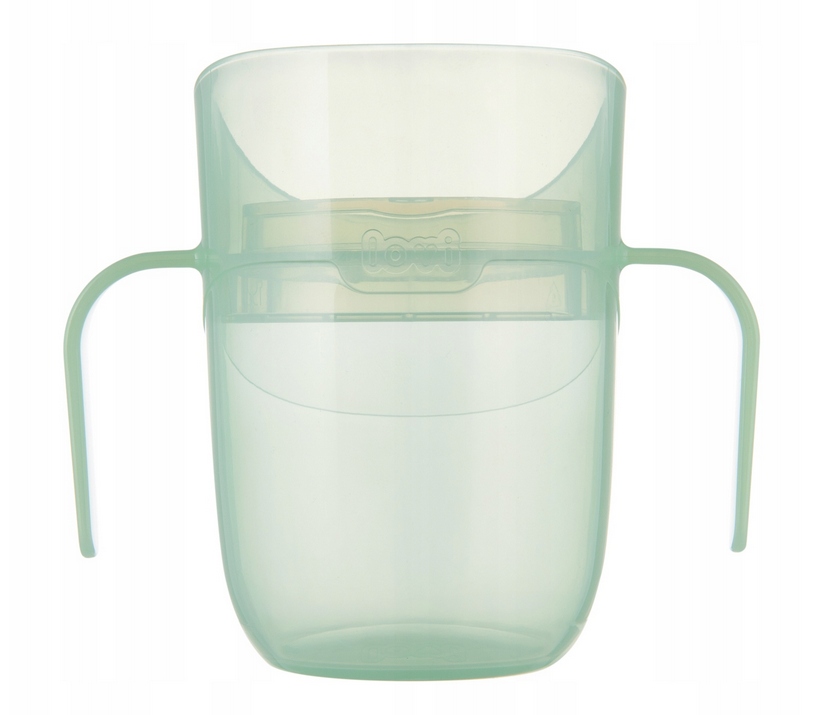 LOVI KUBEK TRENINGOWY GENIUS 150ML DO NAUKI PICIA Z UCHWYTAMI 6M+ PISTACHIO