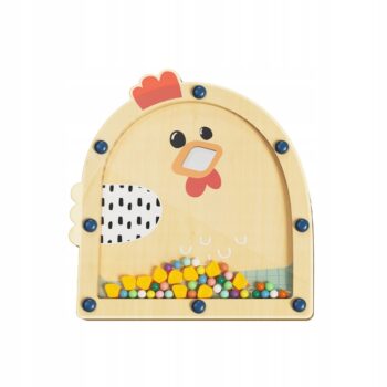 TOPBRIGHT DREWNIANA GRA ZRĘCZNOŚCIOWA NAKARM KURĘ 36M+