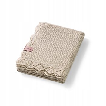 BABYONO KOCYK BAMBUSOWY NIEMOWLĘCY JASNE BEŻ 75X100CM 1674/02