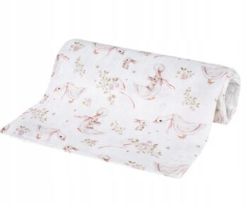 BOCIOLAND PIELUSZKA BAMBUSOWA OTULACZ 75x75 GĄSKI