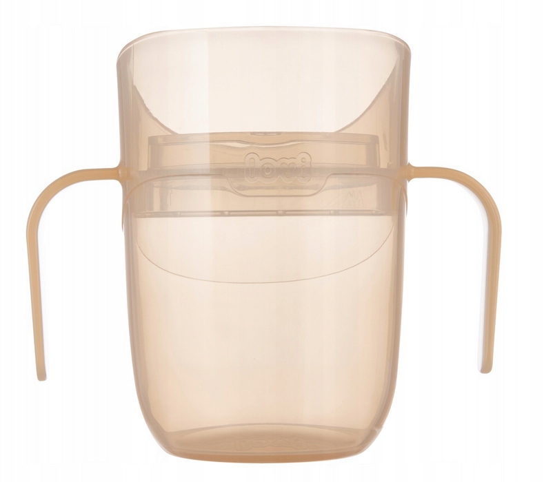 LOVI KUBEK TRENINGOWY GENIUS 150ML DO NAUKI PICIA Z UCHWYTAMI 6M+ NUDE