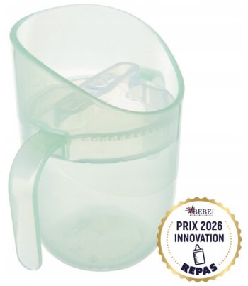 LOVI KUBEK TRENINGOWY GENIUS 150ML DO NAUKI PICIA Z UCHWYTAMI 6M+ PISTACHIO