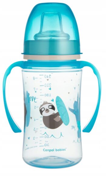 CANPOL KUBEK TRENINGOWY 240ML EXOTIC ANIMALS 6m+