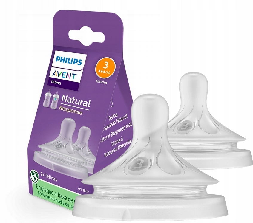 AVENT SMOCZEK RESPONSYWNY NATURAL 1M+ 2 SZTUKI