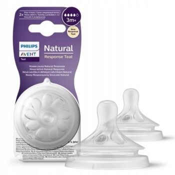 AVENT SMOCZEK RESPONSYWNY NATURAL 3M+ 2 SZTUKI