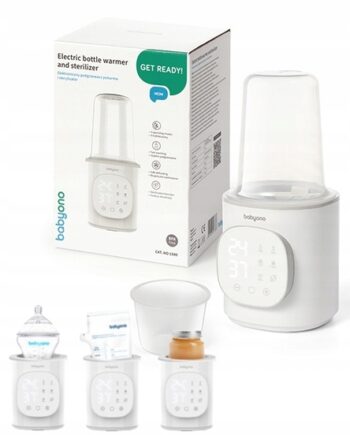 BABYONO ELEKTRONICZNY PODGRZEWACZ POKARMU I STERYLIZATOR CICHY 1599