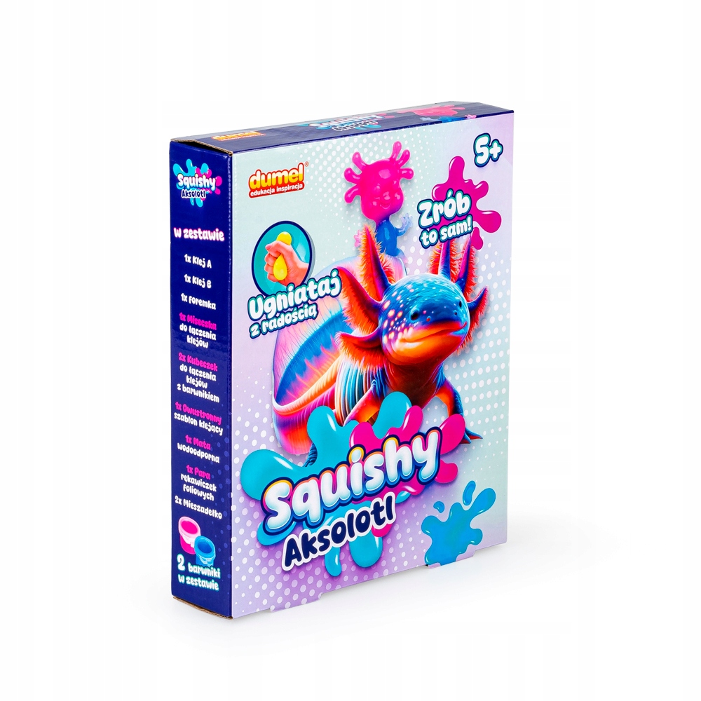 DUMEL ART SQUISHY KREATYWNY ZESTAW AKSOLOTL ZRÓB TO SAM