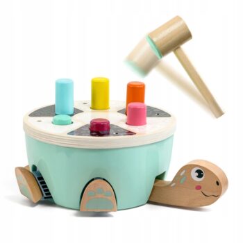 TOPBRIGHT DREWNIANA GRA MOTORYCZNA WBIJANKA 18M+