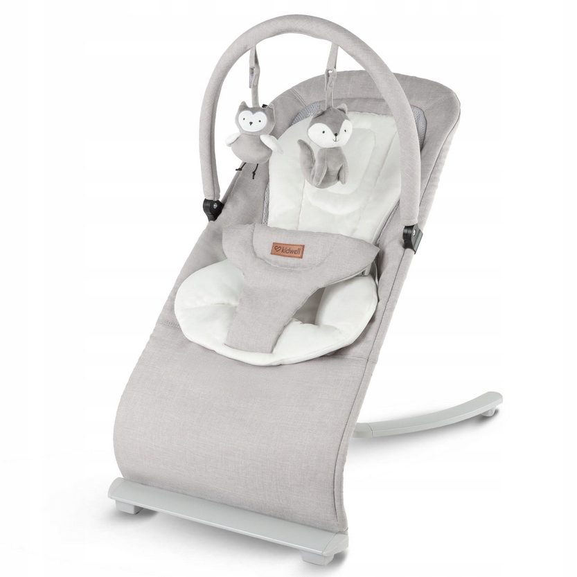 KIDWELL LEŻACZEK BUJACZEK RUBI SZARO-BIAŁY ERGONOMICZNY SKŁADANY