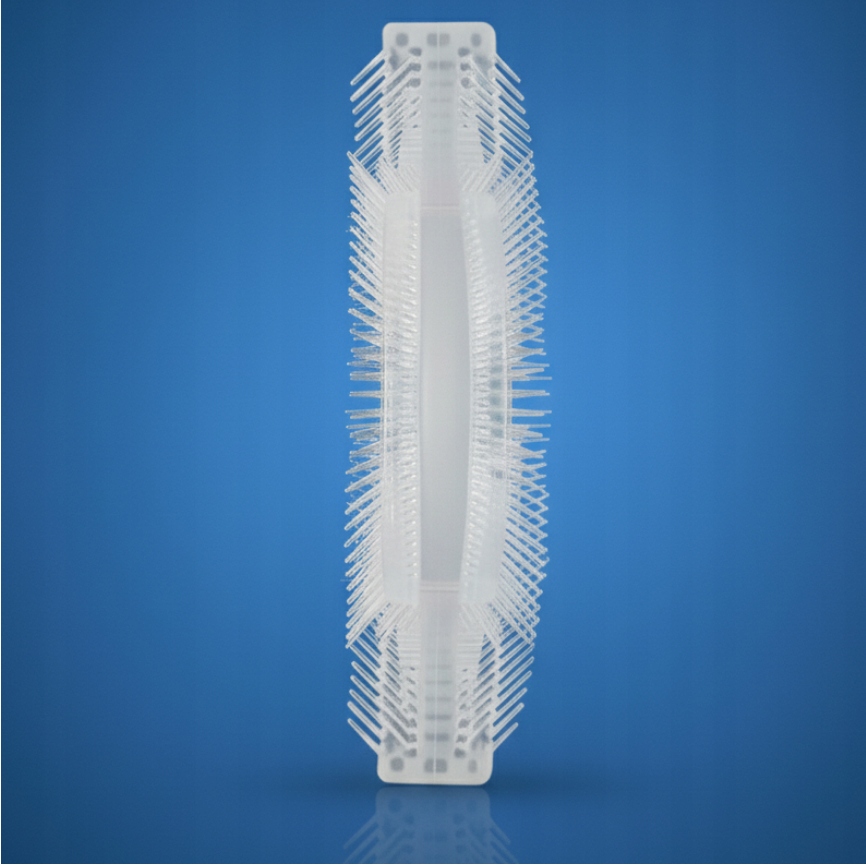 BOCIOLAND SZCZOTECZKA SILIKONOWA W KSZTAŁCIE U DLA DZIECI RÓŻOWA