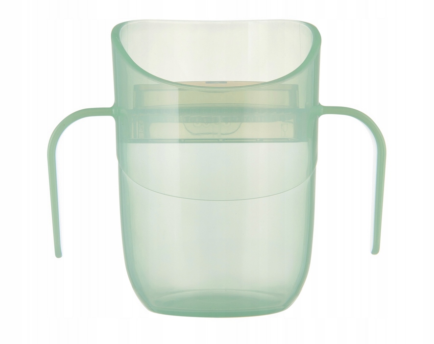 LOVI KUBEK TRENINGOWY GENIUS 150ML DO NAUKI PICIA Z UCHWYTAMI 6M+ PISTACHIO