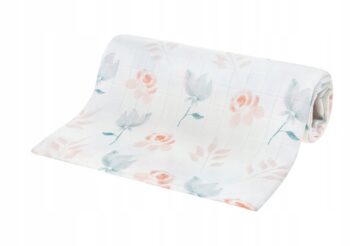 BOCIOLAND PIELUSZKA BAMBUSOWA 30X30 KWIATY