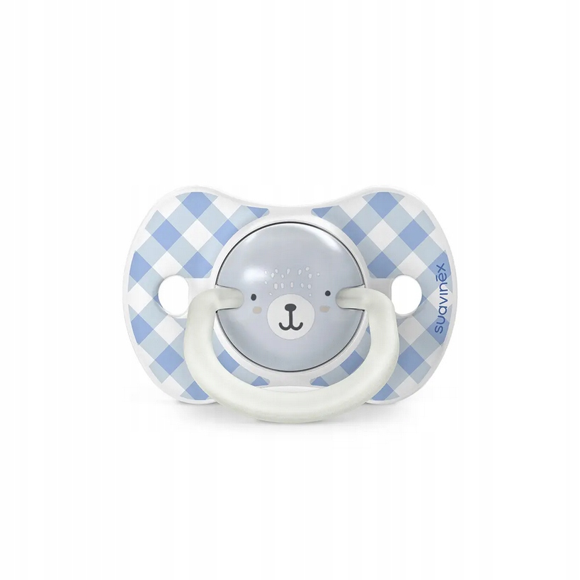 SUAVINEX SMOCZEK FIZJOLOGICZNY SYMETRYCZNY 2 SZT 0-6M ŚWIECĄCY WILD&FREE