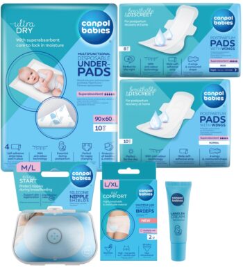 CANPOL WYPRAWKA HIGIENICZNA DLA MAMY DO SZPITALA ZESTAW